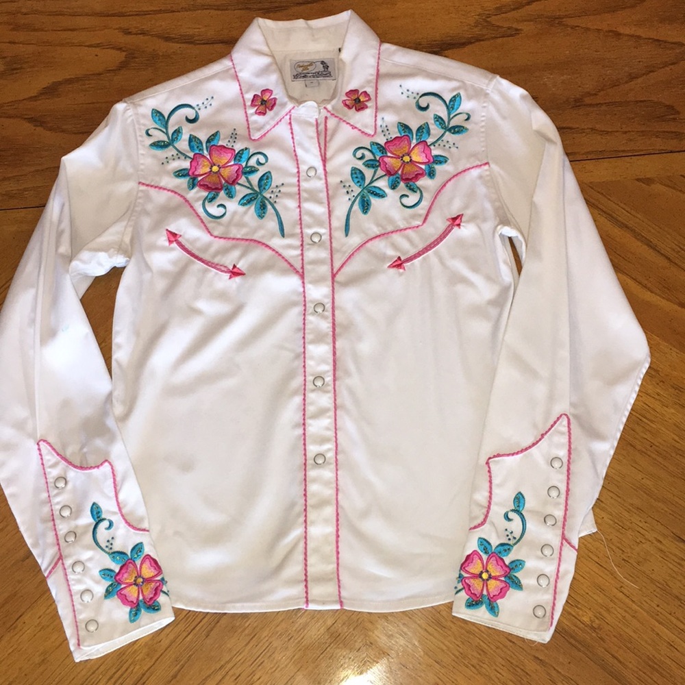 Panhandle Slim Embroidered Western Button Down